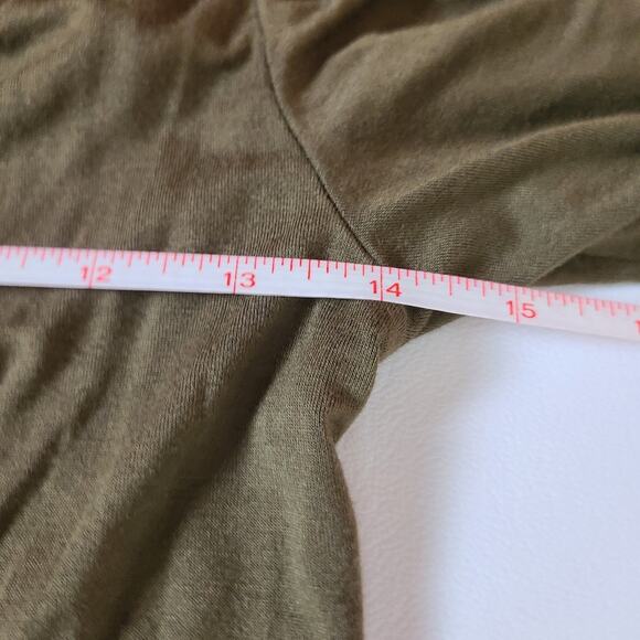 Hotouch Dress Women S Green Lagenlook T Shirt Loose Flowy Midi  Stretch Modest - Picture 6 of 15